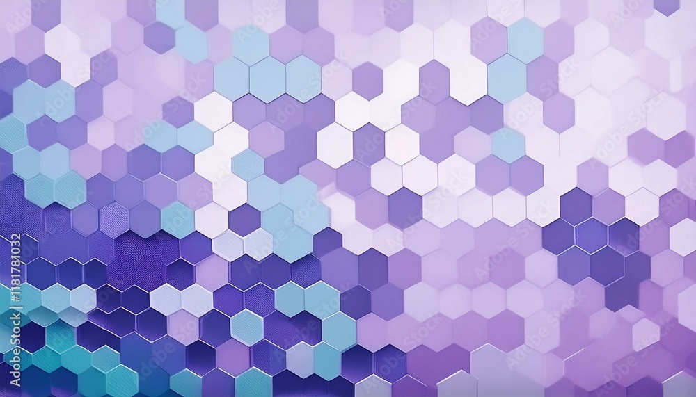 Fototapeta premium Hexagon patterns geometric abstract background graphic resource