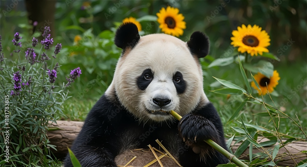 Fototapeta premium giant panda bear