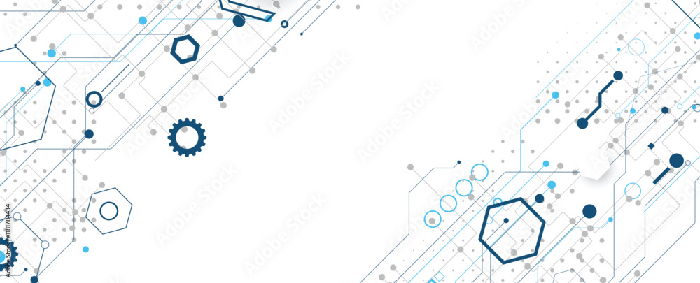 Abstract computer circuit board, technology and science background Abstract computer circuit board, technology and science background