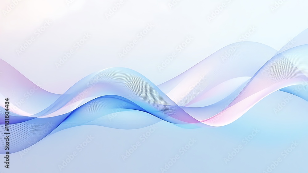 Naklejka premium Abstract futuristic design, minimalist glass shape, 3d render