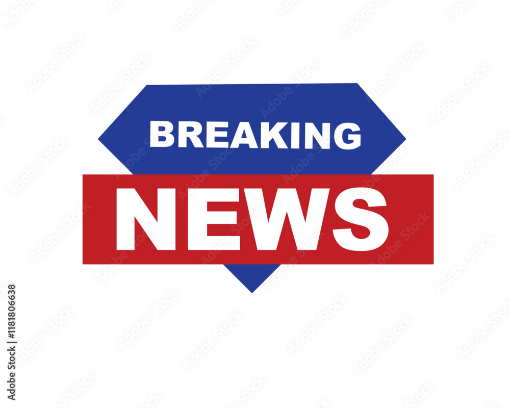 Vector illustration breaking news background, Live Breaking News headline with blue and red color background
Vector illustration breaking news background, Live Breaking News headline with blue and red color background