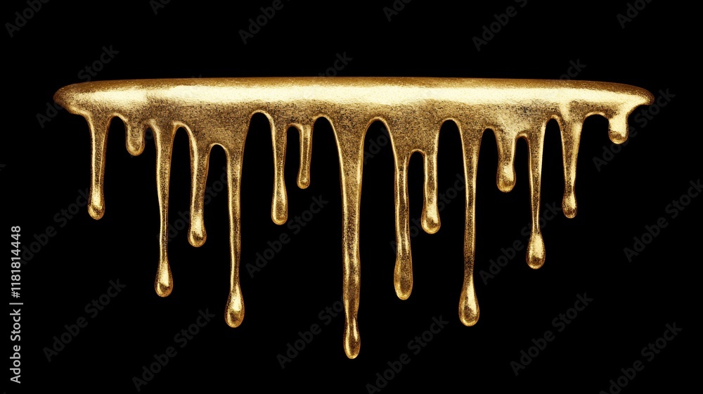 Dripping Gold Paint Texture Luxury Abstract Background Dripping Gold Paint Texture Luxury Abstract Background
