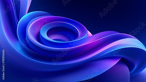 Abstract minimalist background design, 3d render