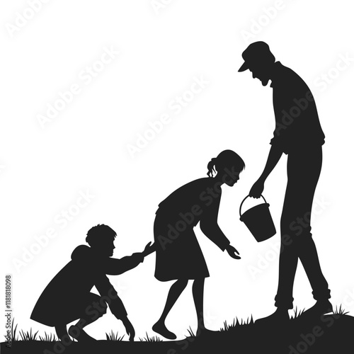 silhouette random acts of kindness day