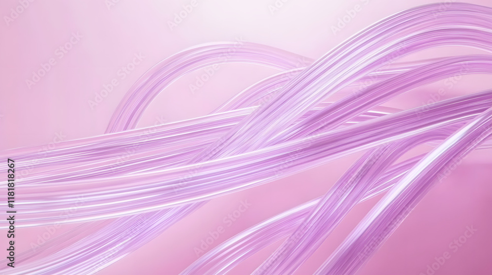 3d rendering of lavender colored fiber optic wires over pink background
3d rendering of lavender colored fiber optic wires over pink background