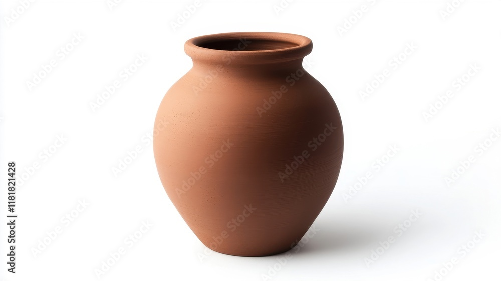 Elegant Clay Pot for Home Decor or Craft Projects Elegant Clay Pot for Home Decor or Craft Projects
