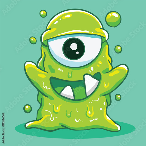 monster illustrations for movie characters and souvenirs 