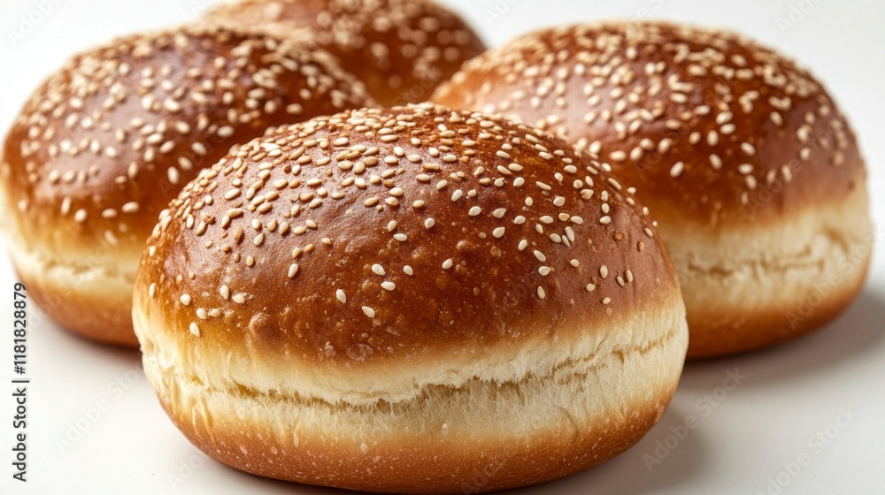 Warm crusty bread loaves, generously topped with sesame seeds, sit invitingly on a wooden counter in a sunny bakery. Their golden crusts promise delicious moments Warm crusty bread loaves, generously topped with sesame seeds, sit invitingly on a wooden counter in a sunny bakery. Their golden crusts promise delicious moments