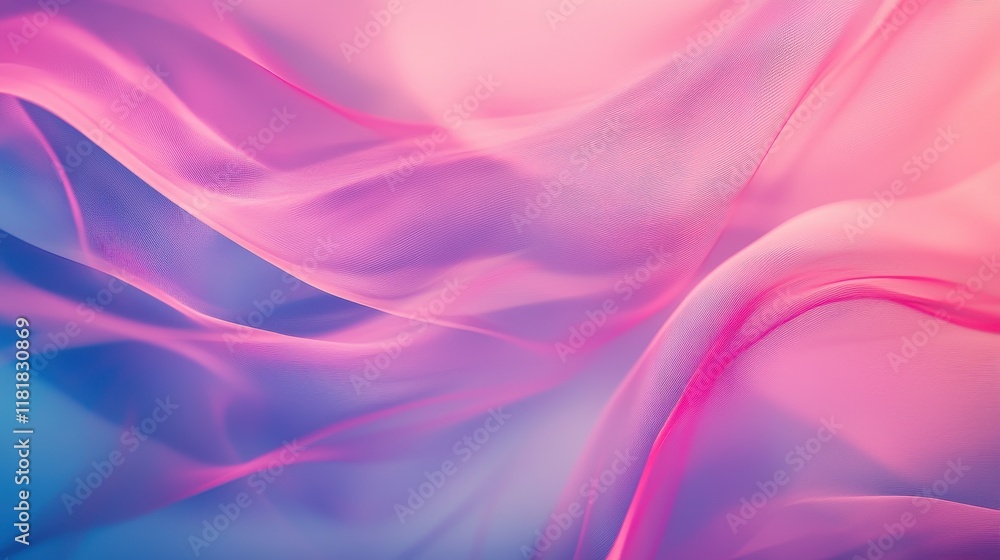 Obraz premium Vibrant abstract pastel background with flowing shapes digital art high-resolution clean style creative concept