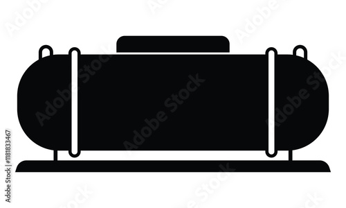 Tank icon. Modern military simple silhouette tank vector design. Tank icon in trendy flat style isolated on background. Simple tank black colour flat style. Vector illustration. EPS 10