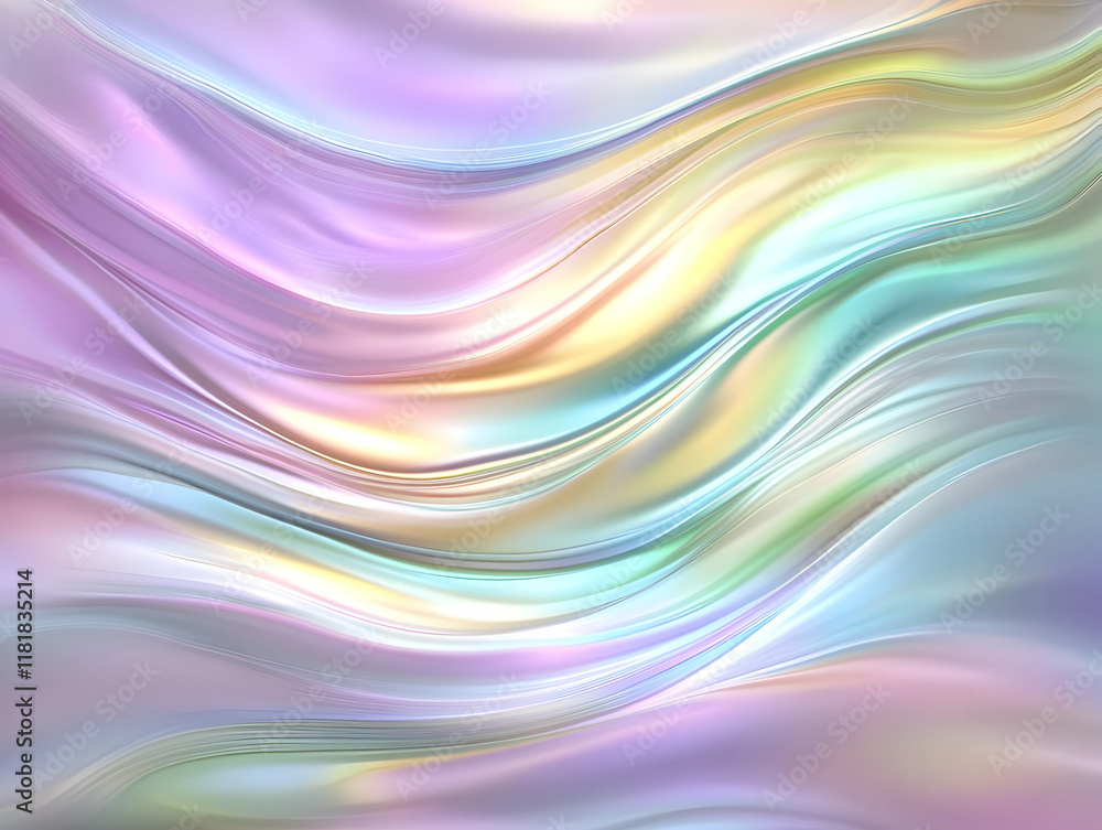 Pastel Wave Abstract Background Illustration Pastel Wave Abstract Background Illustration