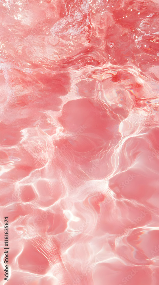 Pink Water Abstract Background Illustration Pink Water Abstract Background Illustration