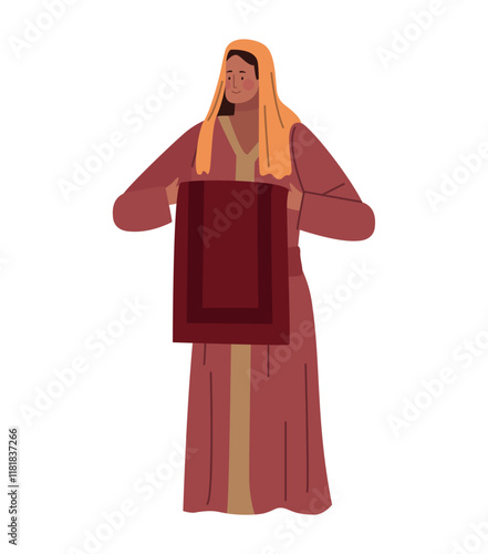 bedouin woman with hijab