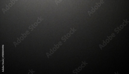 Dark Textured Leather Background, Black Leather Pattern, Black Abstract Texture