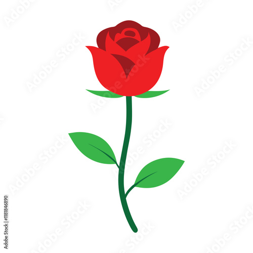 Simple Rose Illustration