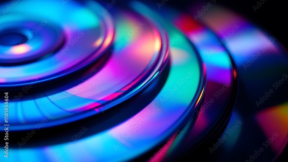 Abstract background design, iridescent futuristic shape, 3d render Abstract background design, iridescent futuristic shape, 3d render
