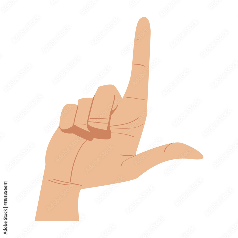 Hand Gesture Illustration Hand Gesture Illustration