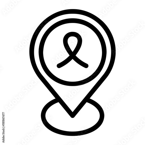 cancer line icon