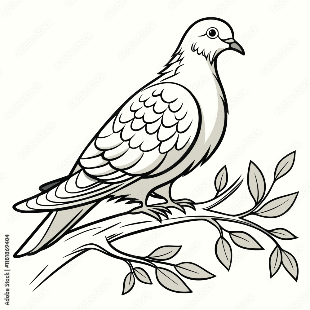 Obraz premium Dove Bird clipart