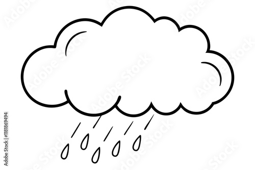 Rain-Cloud-Line-Art-Vector-Illustration