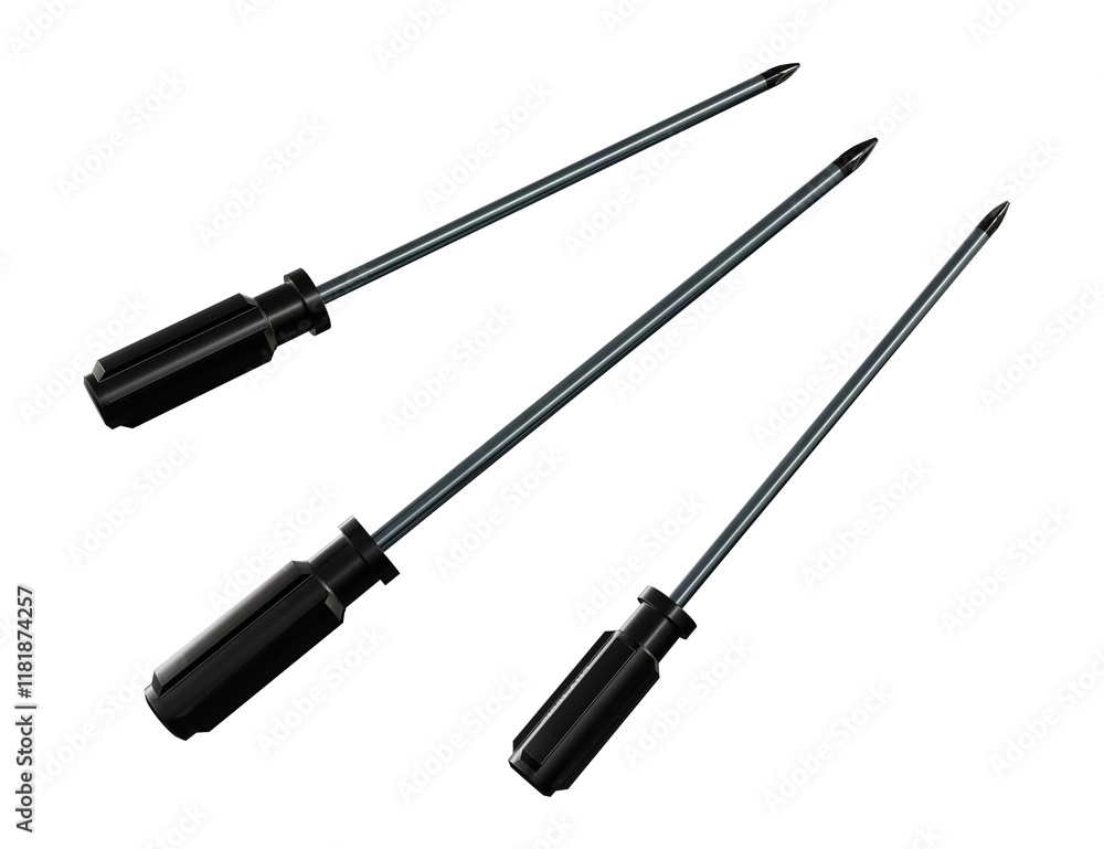 Obraz premium Screwdriver isolated on white