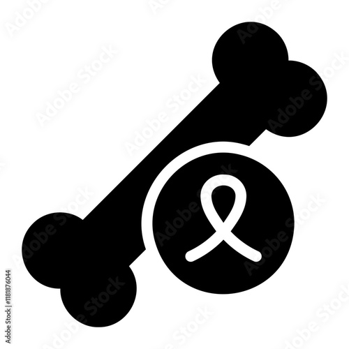 bone glyph icon
