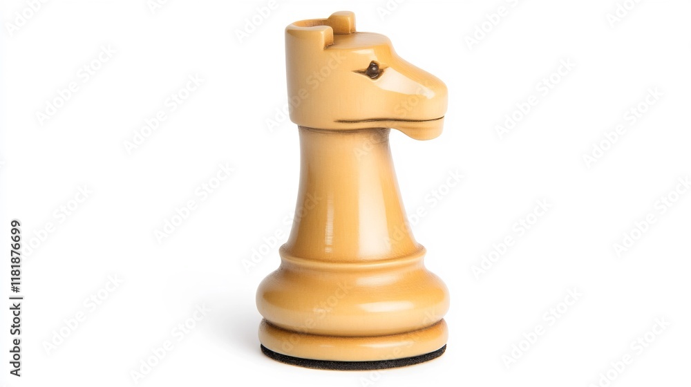 Intelligent Chess Queen Piece on White Backdrop Intelligent Chess Queen Piece on White Backdrop