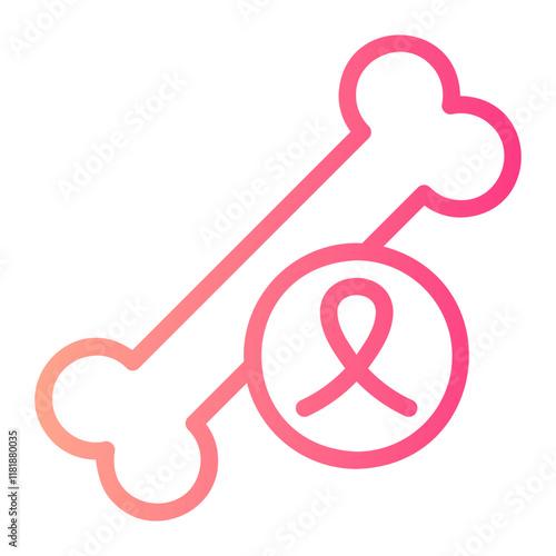 bone gradient icon