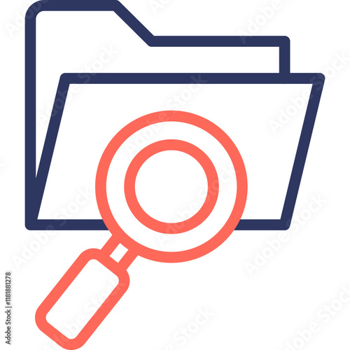 Search line color icon