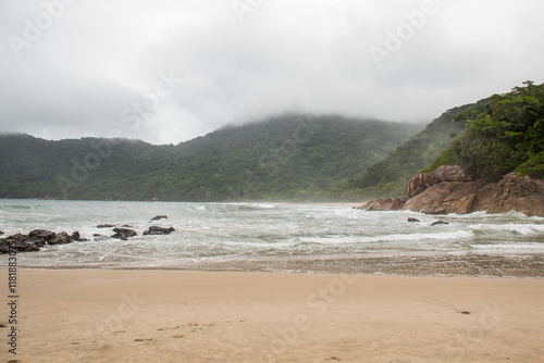 Meio Beach, Trindade Paraty in Rio de Janeiro. photo