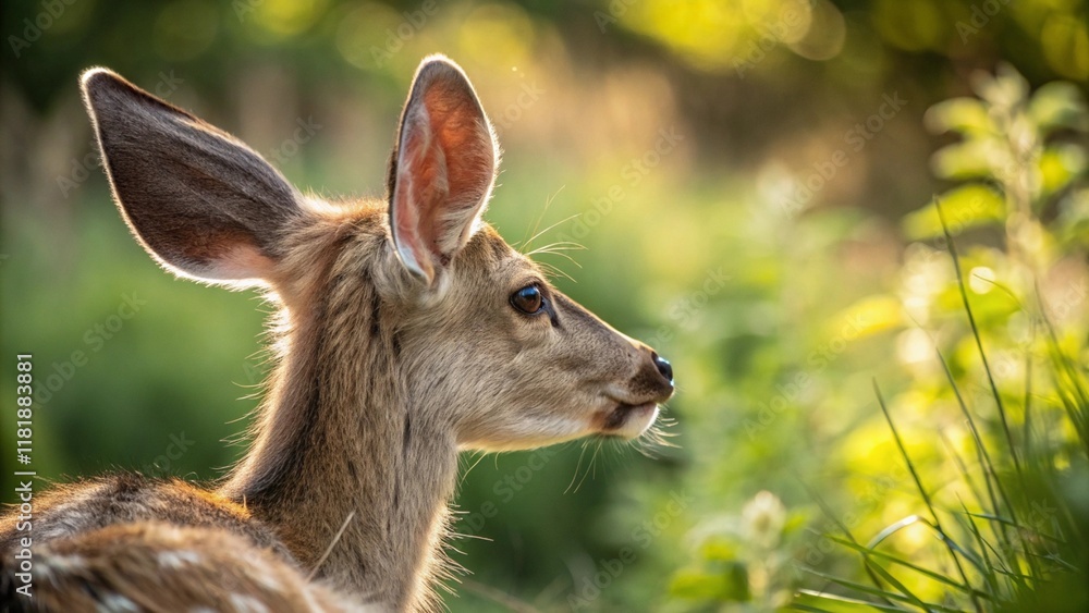 Fototapeta premium deer in the grass