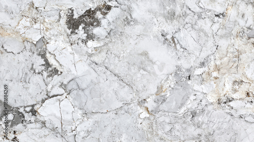 White marble surface with natural patterns and detailed textures