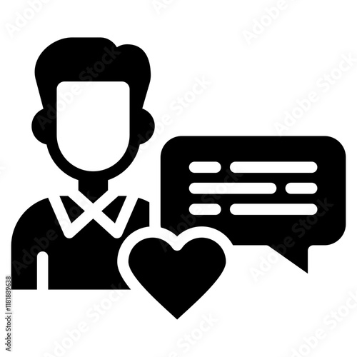 Customer Feedback glyph icon