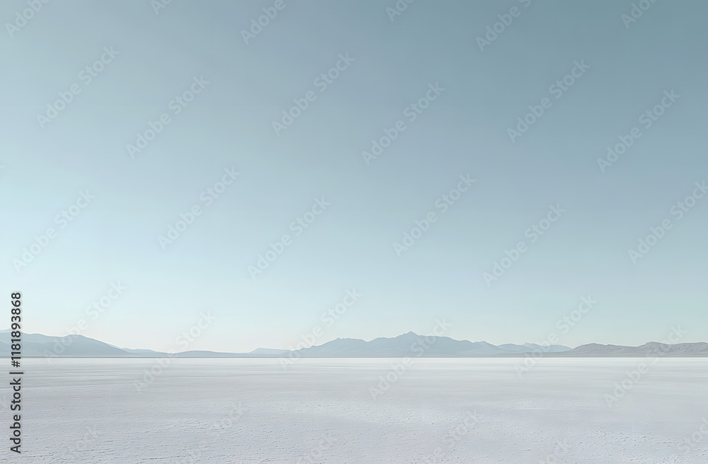 Obraz premium snow covered field and mountains