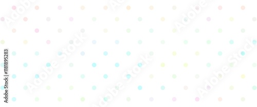ドット柄背景　バナー