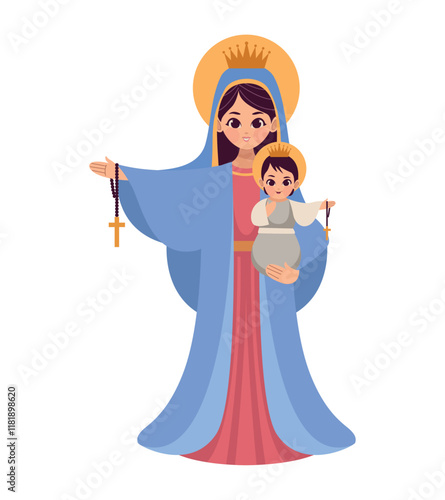 virgin of perpetual help character