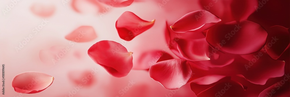 Rose petal background in soft pink. Delicate petals falling softly against light backdrop. Floral texture with romantic feel Rose petal background in soft pink. Delicate petals falling softly against light backdrop. Floral texture with romantic feel