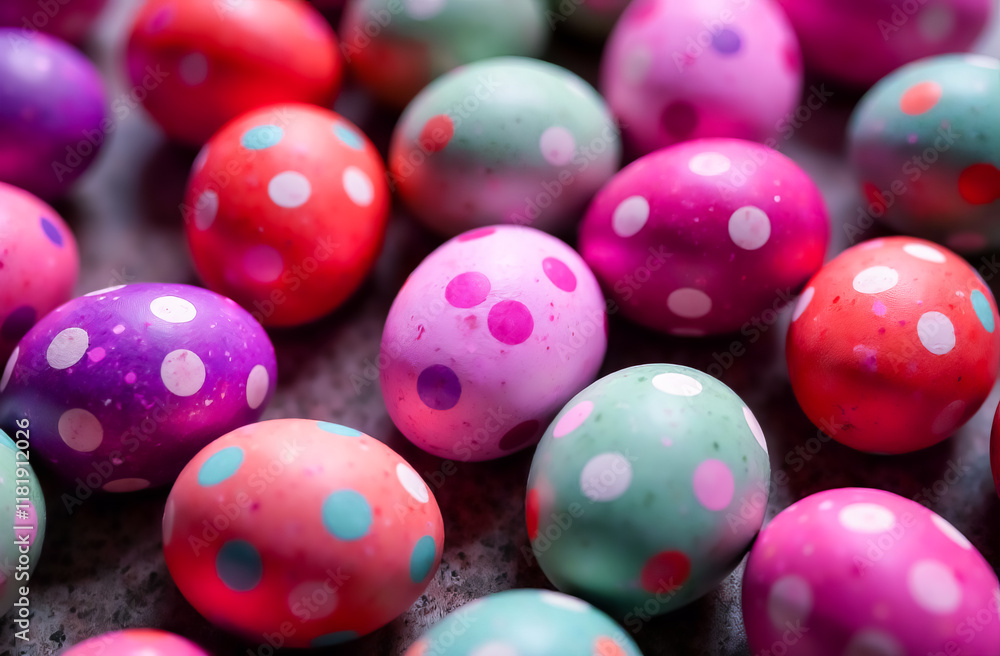 Painted multicolored eggs are laid out on the table top view, close-up, banner, postcard, background. Easter eggs painted in different colors, for the bright Easter church holiday. Painted multicolored eggs are laid out on the table top view, close-up, banner, postcard, background. Easter eggs painted in different colors, for the bright Easter church holiday.