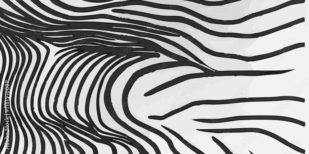 Black and white background wavy optical illusion illustration wave texture, abstract motion, Zebra Animal Print Wallpaper Background wavy optical illusions. Black & white wavy design graphic work Black and white background wavy optical illusion illustration wave texture, abstract motion, Zebra Animal Print Wallpaper Background wavy optical illusions. Black & white wavy design graphic work