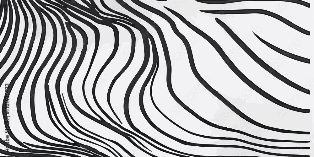 Black and white background wavy optical illusion illustration wave texture, abstract motion, Zebra Animal Print Wallpaper Background wavy optical illusions. Black & white wavy design graphic work Black and white background wavy optical illusion illustration wave texture, abstract motion, Zebra Animal Print Wallpaper Background wavy optical illusions. Black & white wavy design graphic work