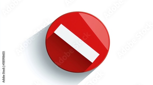 Free Download Red circle with white diagonal bar, no entry symbol. - GFXLoad