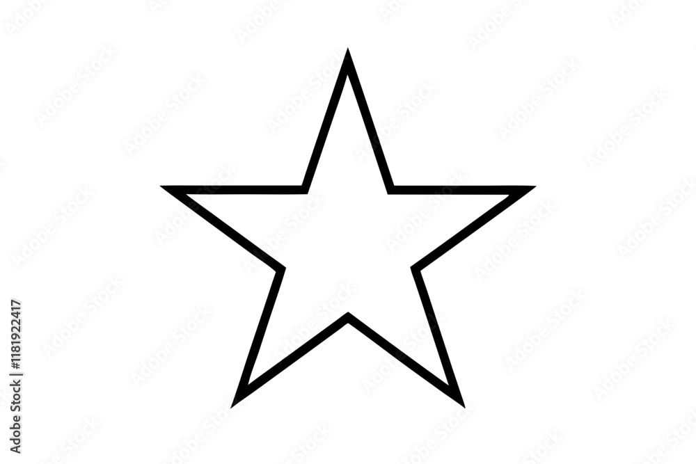 Star Line Art Vector Illustration - Abstract SVG Design Star Line Art Vector Illustration - Abstract SVG Design