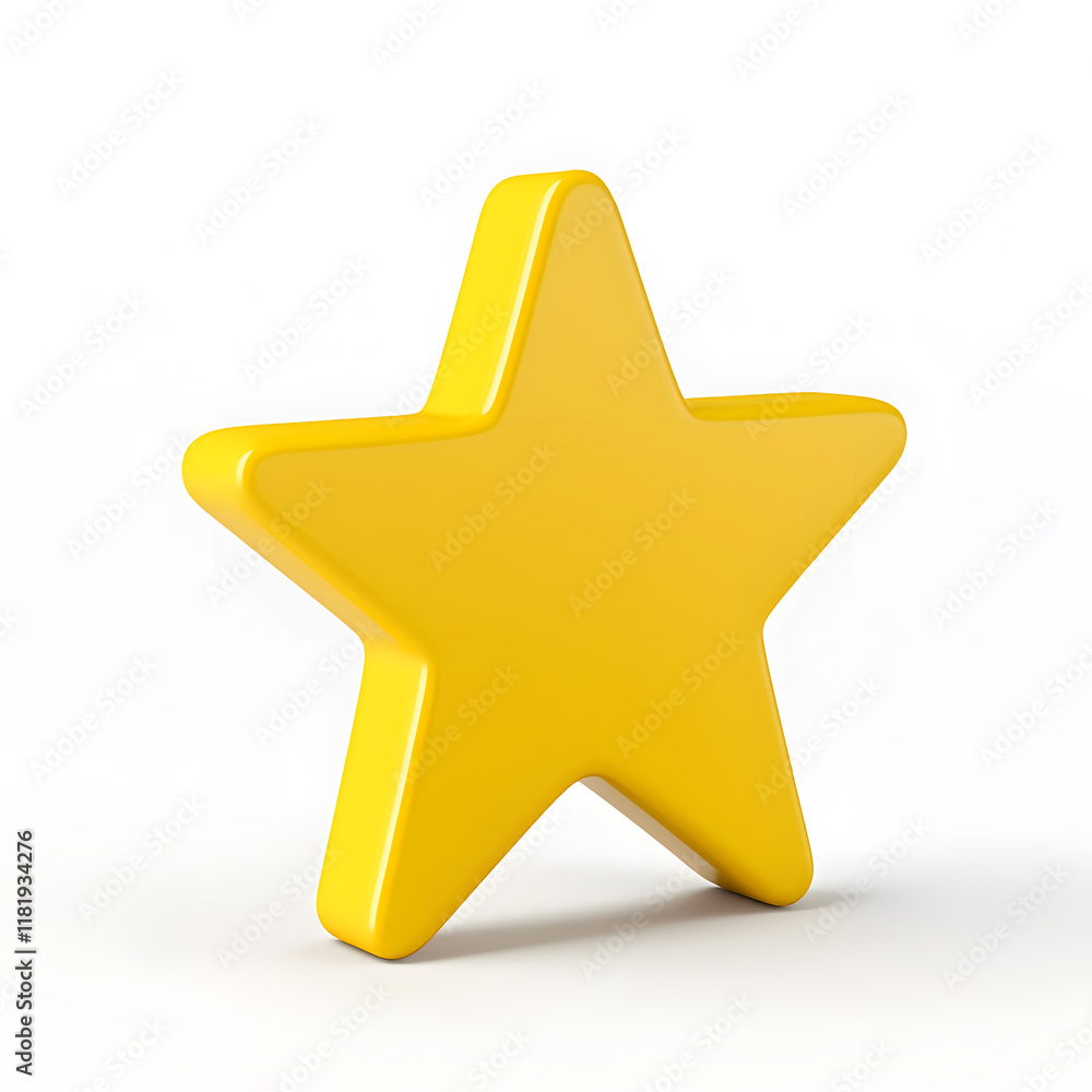 3d gold glossy yellow star icon isolated on white background 3d gold glossy yellow star icon isolated on white background