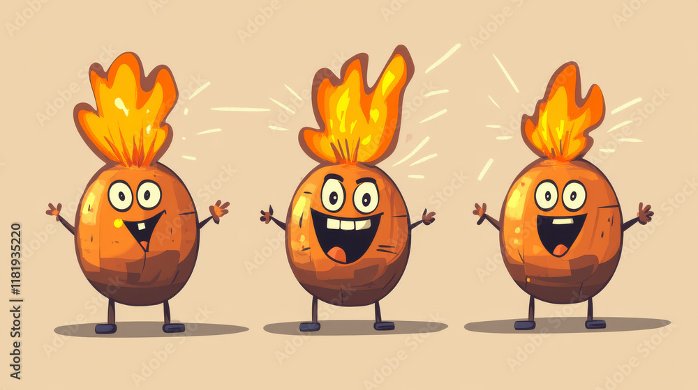 Cartoon shocked bomb character with wick or fuse. Explosive, weapon personage. Comical bomb, explosion or dynamite funny vector mascot. Grenade cheerful character with flaming wick and surprised face Cartoon shocked bomb character with wick or fuse. Explosive, weapon personage. Comical bomb, explosion or dynamite funny vector mascot. Grenade cheerful character with flaming wick and surprised face