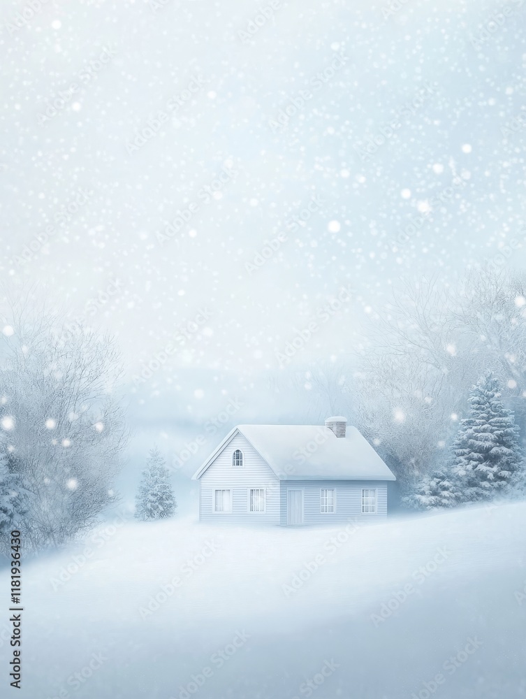 Cozy House in a Snowy Winter Landscape
Cozy House in a Snowy Winter Landscape
