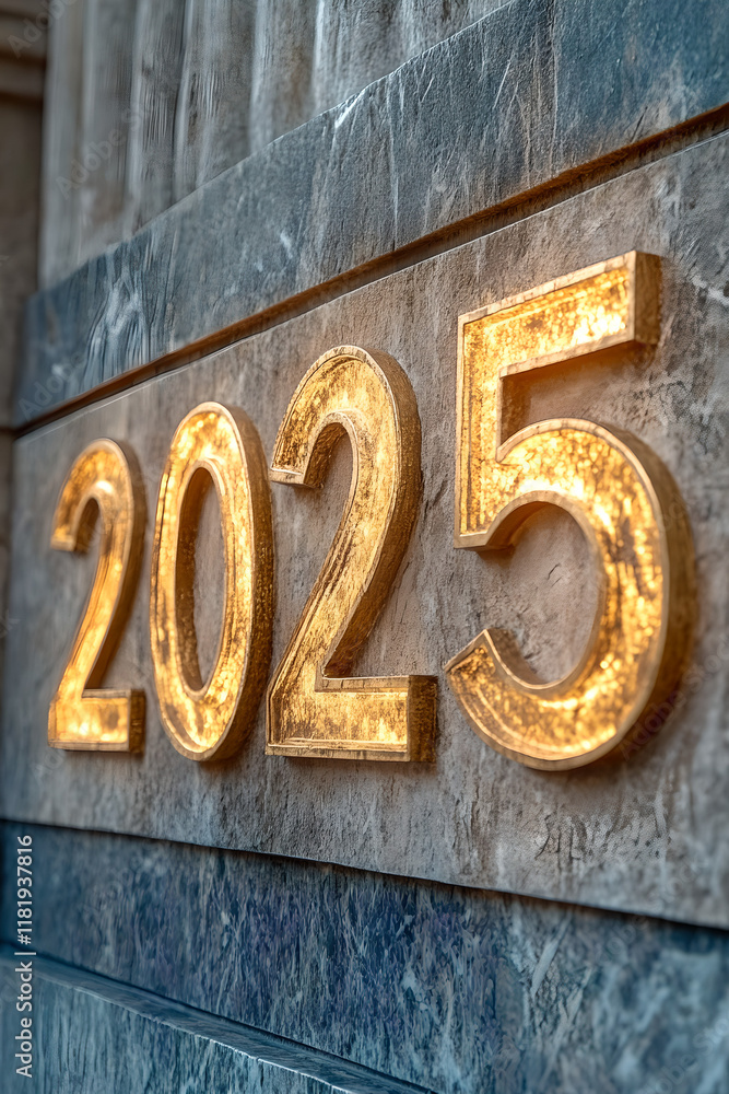 3d render of a year sign, 2025, background, new year, sign 3d render of a year sign, 2025, background, new year, sign