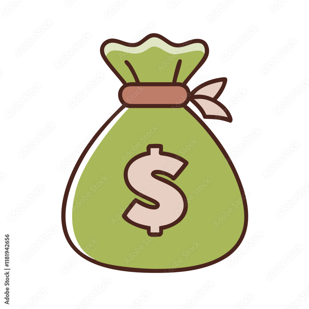 The Symbol of Wealth: Money Bag Illustrations for Branding The Symbol of Wealth: Money Bag Illustrations for Branding