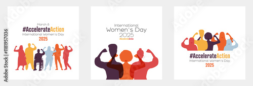 International Women's Day 2025 set. #AccelerateAction