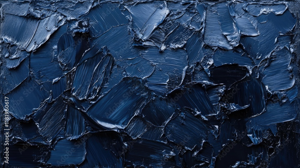 Deep navy blue and black oil paint texture with sharp, angular brush marks and a moody, dramatic aesthetic Deep navy blue and black oil paint texture with sharp, angular brush marks and a moody, dramatic aesthetic