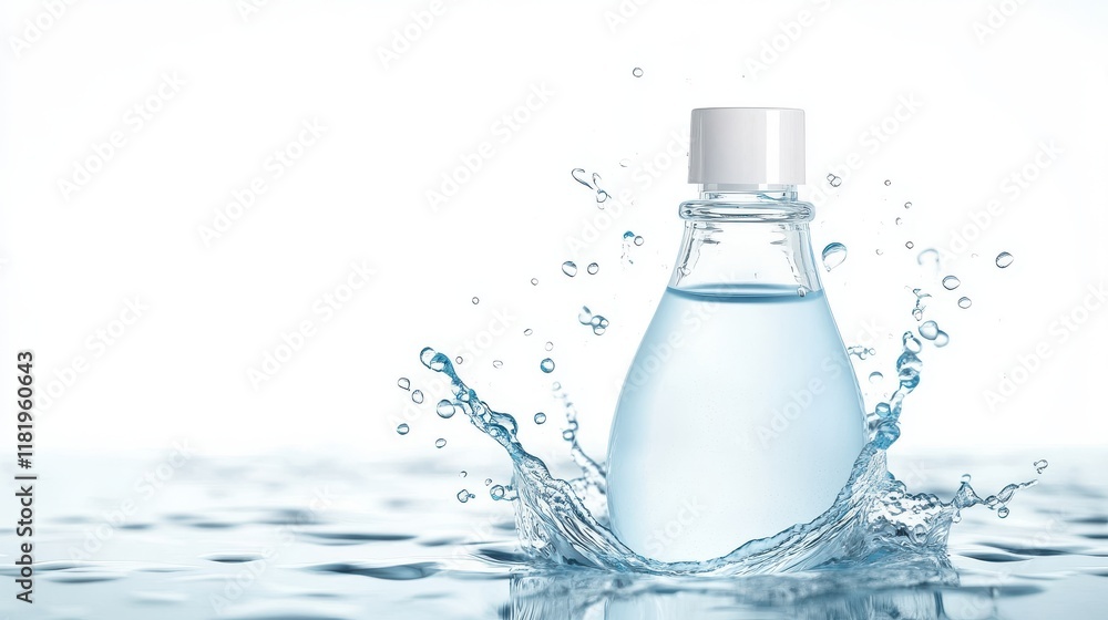 Soothing hand sanitizer splash pristine white background uhd image clean environment close-up nourishing properties Soothing hand sanitizer splash pristine white background uhd image clean environment close-up nourishing properties
